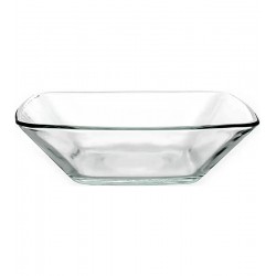 Saladeira 688ml 17cm Quadrada Fiore Em Vidro